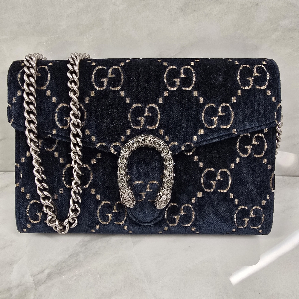 🔥RARE🔥Gucci Dionysus Velvet Shoulder Bag